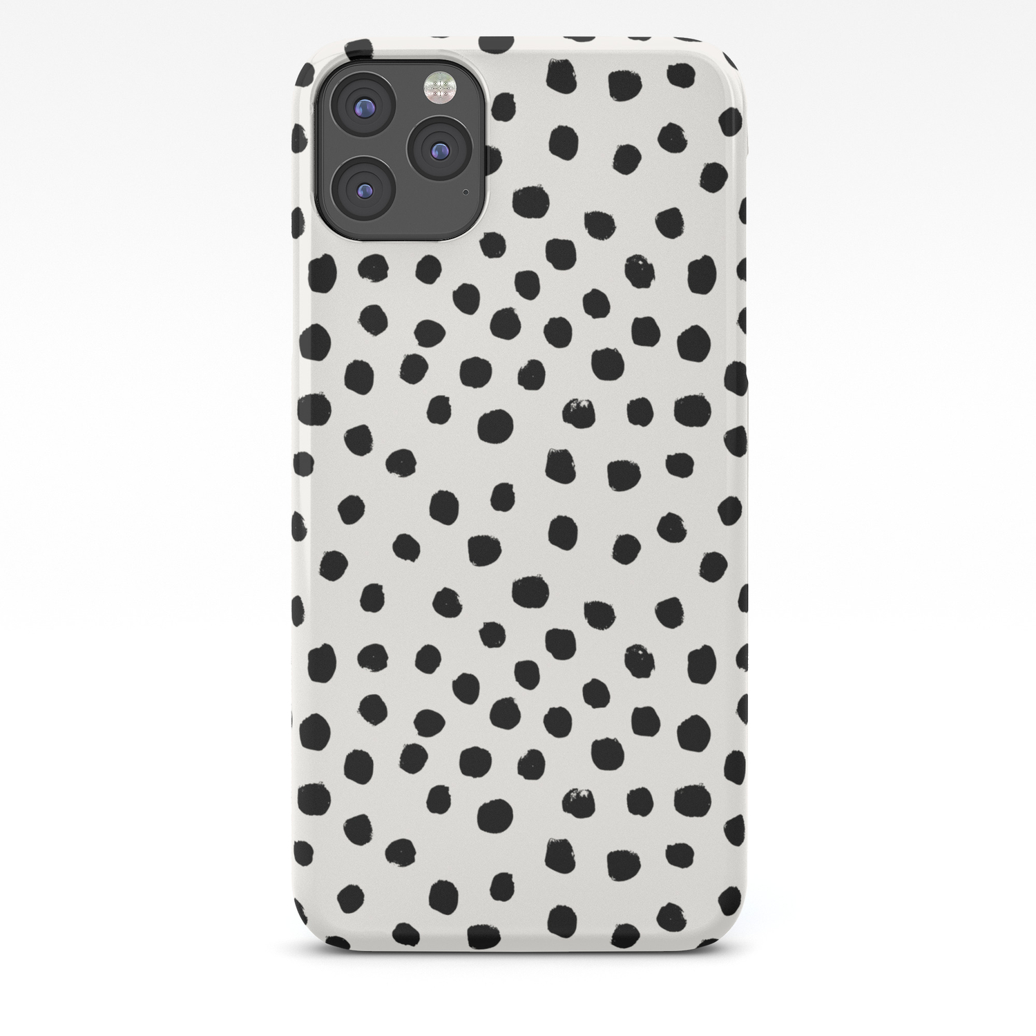 Preppy Spots Black and White Minimal Polka Dot Print iphone 11 case Preppy Spots Black and White Minimal Polka Dot Print iphone 11 case