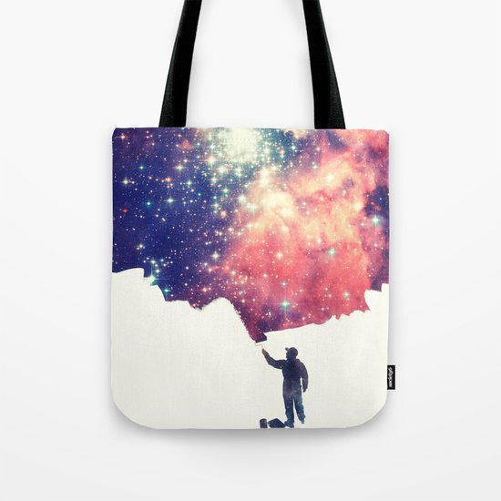 Painting the universe Tote Bag