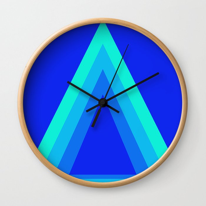 Homage to the Triangle Wall Clock