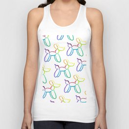 Rainbow Watercolor Balloon Dogs! Tank Top