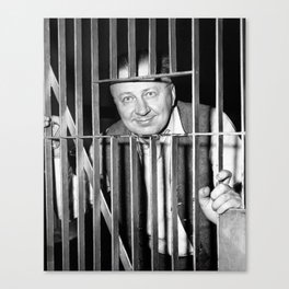 George Metesky In Jail - The Mad Bomber - 1957 Canvas Print