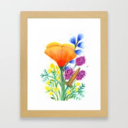 California Wildflowers 4 Framed Art Print