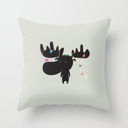 The Happy Christmas Throw Pillow