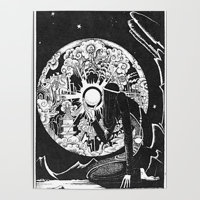 “The Seer” by Kay Nielsen (1912) Poster