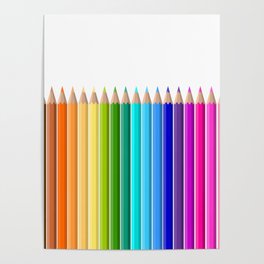 Colored Pencils Poster
