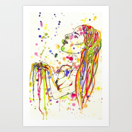 Colour Me In Art Print