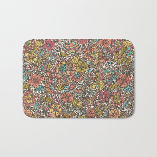 Doodles Garden Bath Mat