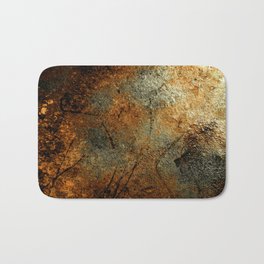 Rust Texture 69 Bath Mat | Curated, Digital, Nature, Photo, Landscape 