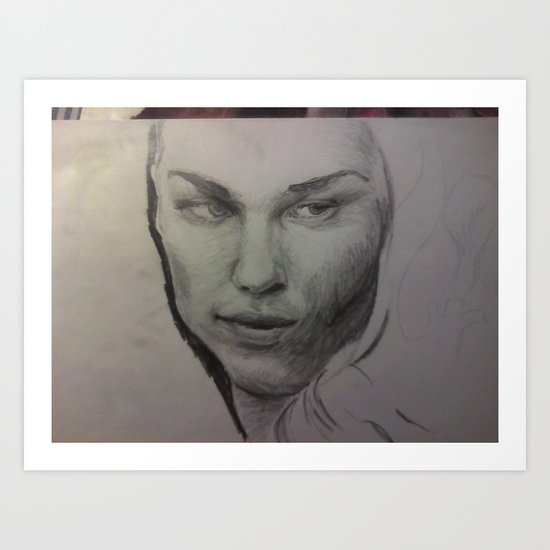 woman Art Print