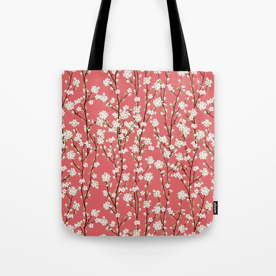 Go Orient Cherry Blossoms Tote Bag