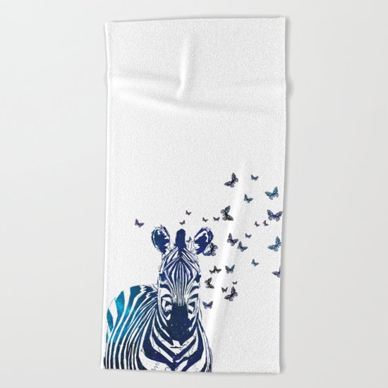 Zebra Beach Towel