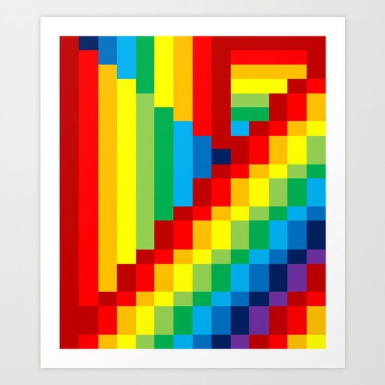 Fuzz Line #3 Art Print