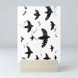 Flying birds Mini Art Print