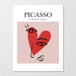 Picasso - Les Demoiselles d'Avignon Canvas Print