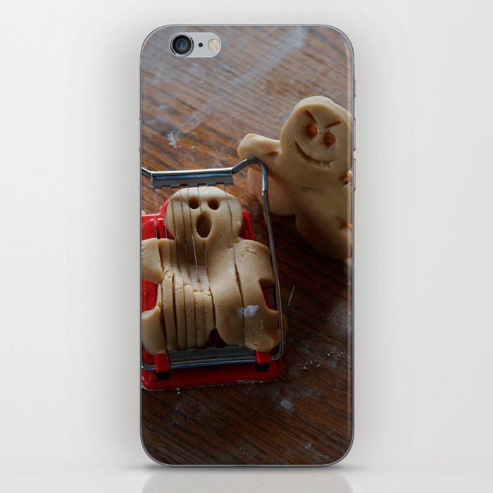 Attack of the Gingerbread man II iPhone Skin