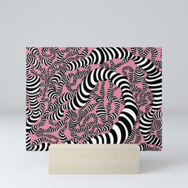 pink tangle Mini Art Print