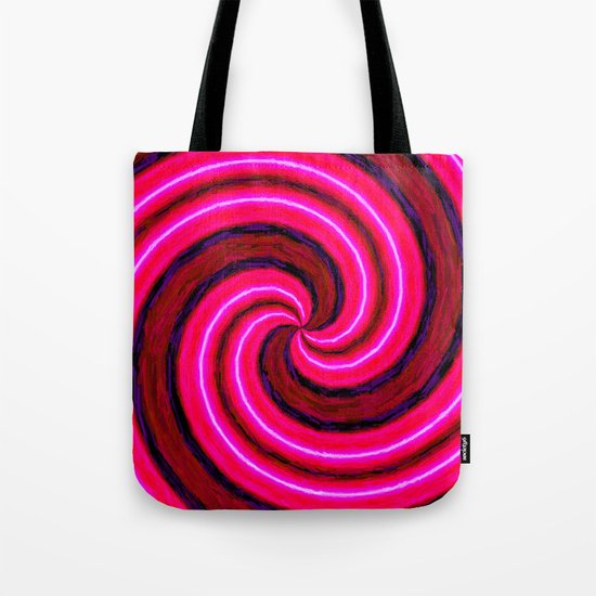 Abstract Pink Modern Tote Bag
