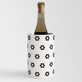 Tiles of Penang - Black and white Wine Chiller