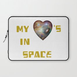 My Heart's In Space Laptop Sleeve