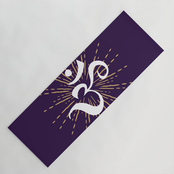 om yoga mat