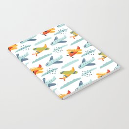Airplanes pattern Notebook