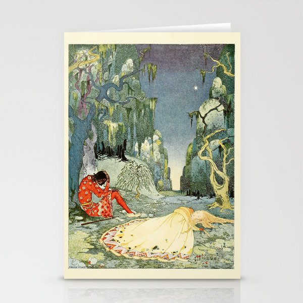 Art by Virginia Frances Sterrett from "Old French Fairy Tales," 1920 Stationery Cards