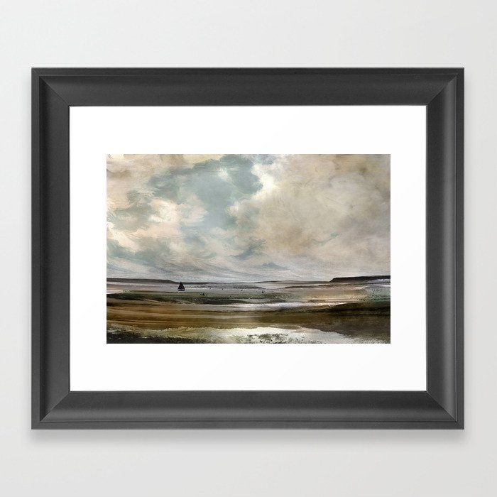 Vintage Seascape Art Framed Art Print