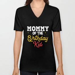 Circus Birthday Party Mom Theme Cake Ringmaster V Neck T Shirt