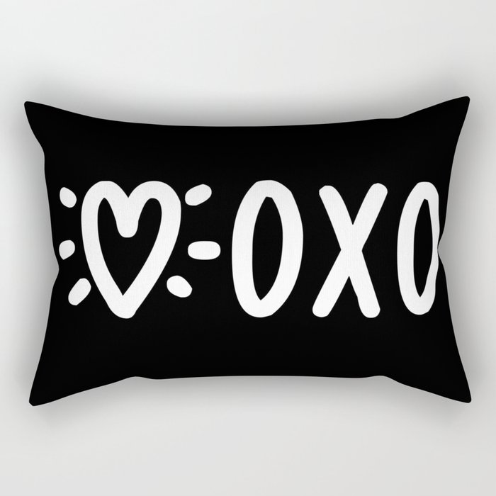 Heart OXO Rectangular Pillow