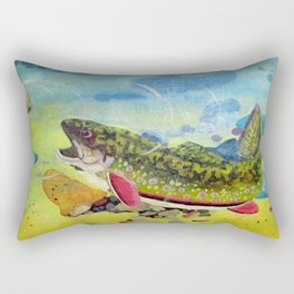 Hungry Trout Rectangular Pillow