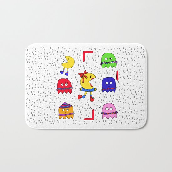 Winter game Bath Mat