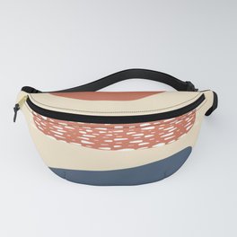 Abstract - Stacked Shapes Fanny Pack