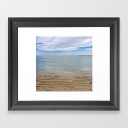 Coastal lines Framed Art Print