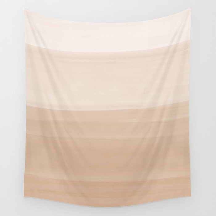 Touching Warm Beige Watercolor Abstract #1 #painting #decor #art #society6 Wall Tapestry