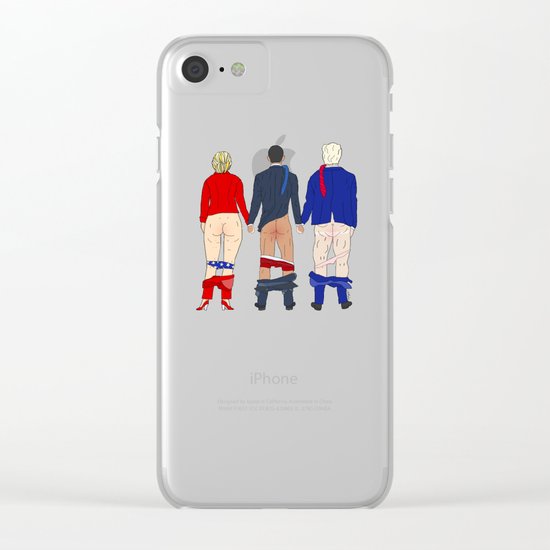 CHANGE HOPE BUTTs Clear iPhone Case