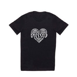 Blessed - religious, forgiven, saved T-shirt