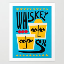 Whiskey Sour Art Print