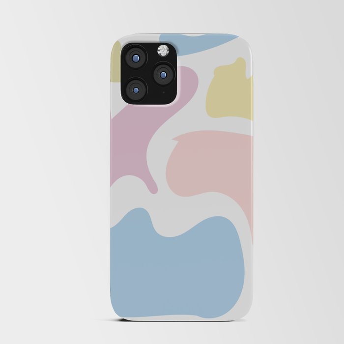 11 Abstract Shapes Pastel Background 220729 Valourine Design iPhone Card Case