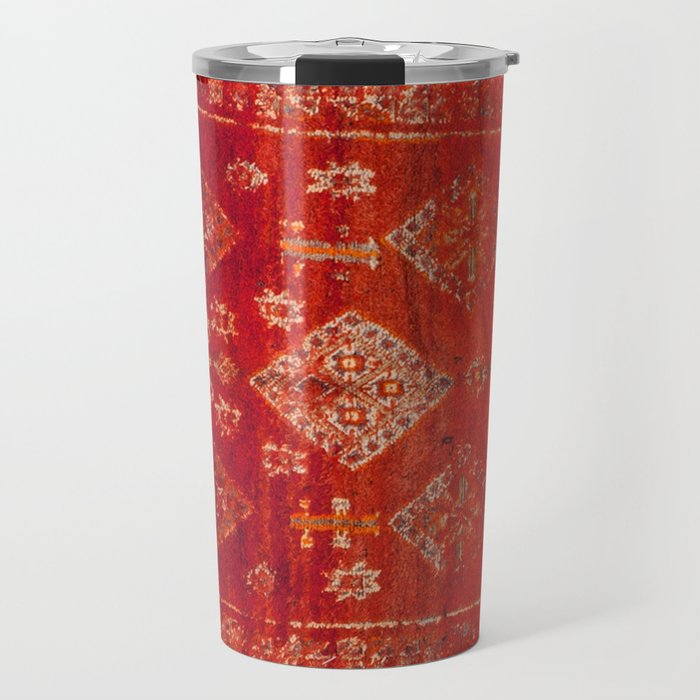 Vintage Heritage Moroccan Carpet Design Travel Mug