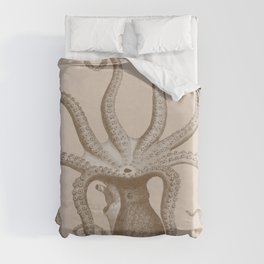 Vintage Octopus Duvet Cover