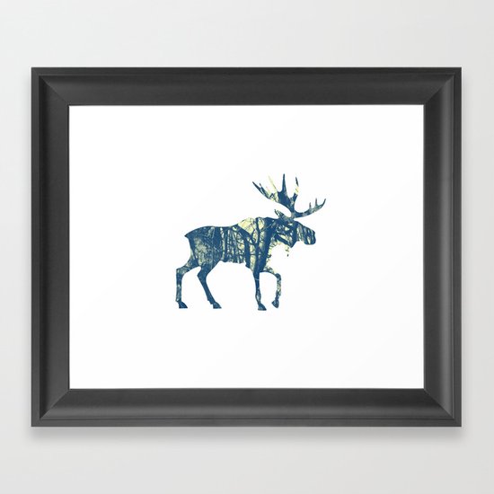 Moose Two Framed Art Print