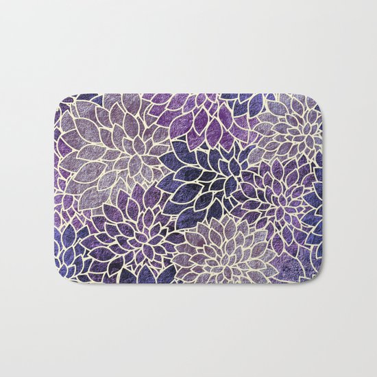 Floral Abstract 11 Bath Mat