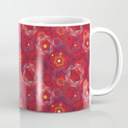 Spirograph_Red Coffee Mug