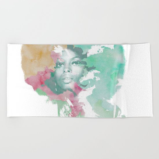 Afro Beach Towel