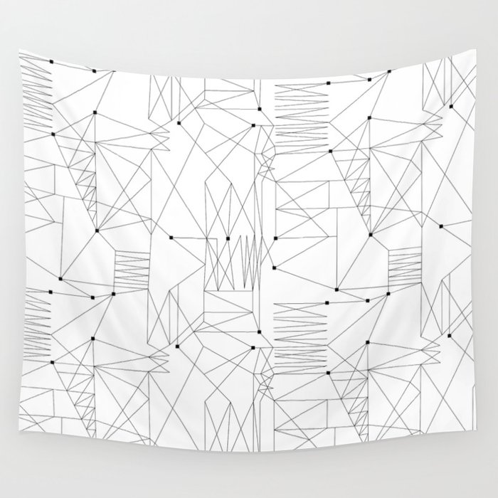 LINES OF CONFUSION Wall Tapestry