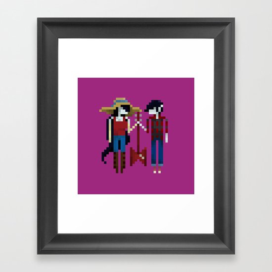 The Vampire Queen and King Framed Art Print