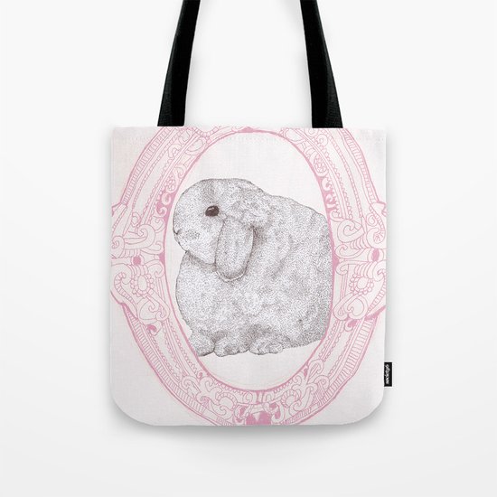 Cameo Bunny Tote Bag
