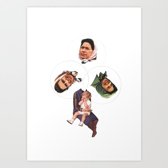 cry baby Art Print