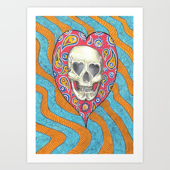 Skulladelia Art Print