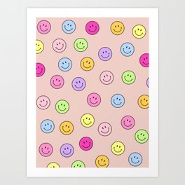 Smiling Faces Art Prints To Match Any Home S Decor Society6